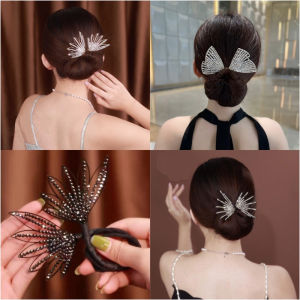 Kẹp Xoắn Tóc Tấm Kim Cương Giả Kẹp Tóc Tạo Tác Sau Đầu Kẹp Tóc Kẹp Tóc Dụng Cụ Cuộn Tóc Kẹp Tóc Sang Trọng Phụ Kiện Tóc