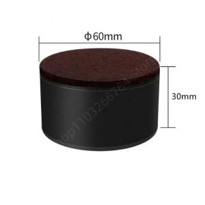 4Pcs Heavy Furniture Carbon Steel Heightening Foot Pad Bed Sofa Chair Table Feet Wear Resistant Anti Slip Mat Carbon Steel Riser