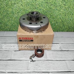 Cage bentengan kopling + mangkok ganda otomatis lonceng 21t yamaha vega rr jupiter z new robot 115 salip vega zr 2010 - 2015