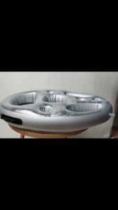 Inflatable Spa Bar Floating Hot Tub Accessory Tray Holder，Inflatable Pool Floating Drink Holder   For Drink & Snacks
