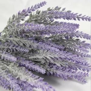 6pcs Simulated flower plant lavender indoor home outdoor garden festival decoration in spring summer and autumn
