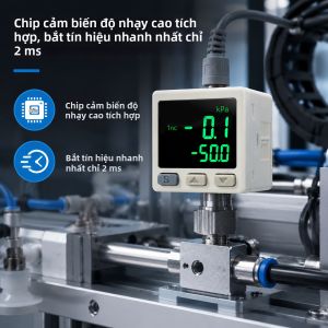 BOJKE | Công Tắc Áp Suất Cao Thấp Kỹ Thuật Số NPN PNP Đầu Ra RS485 M5