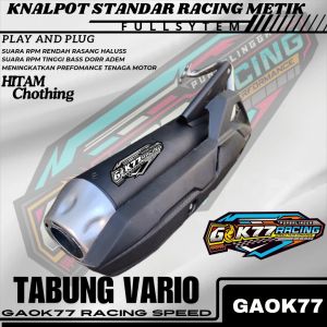 Knalpot Standar Racing Tabung Vario Vario125 Beat Scoopy Genio Mio Vario160 Pcx Nmax Aerox dll