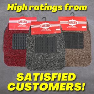 Matting Coil type Nomad spaghetti Mat for Cars 5pcs/set - TWO TONE COLOR