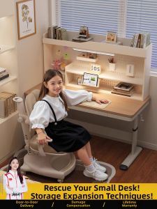 Puang | Student Desk Organizer Storage Shelf Hole Panel