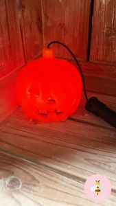 Pinky Bee Dekorasi Halloween Lampu LED Labu Tongkat 66164200