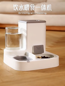 ที่ให้อาหารสัตว์เลี้ยง มีชามสแตนเลสแถมให้ สเตนเลส ที่ให้น้ำสัตว์เลี้ยง ที่ให้อาหาร-น้ำอัตโนมัติ เกรดพรีเมี่ยม 2IN1 ที่ให้น้ำ-อาหารอัตโนมัติ ความจุขนาดใหญ่