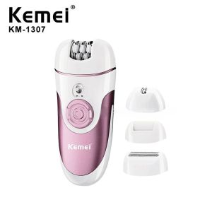 Kemei KM-1307 Electricrazor Shaver For Women Usb Rechargeable Epilator Hair Remover High Quality 4 In 1 Multi Function Knife Head