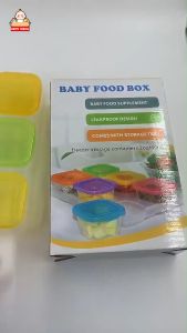 Baby Puree Food Container BPA Free Plastic Food Container Non Toxic Container for Food Bekas Makanan untuk Bayi Bekas