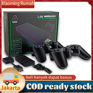 (Dikirim Dari Jakarta)M8 Konsol Game hardisk 32/64GB 2 stik wireles - Full Game