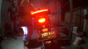 OJIO Lampu LED Strip Indikator Rem dan Sein Sepeda Motor Mobil Flexible - LED Bar Sign and Brake Assist Lamp Motorcycles