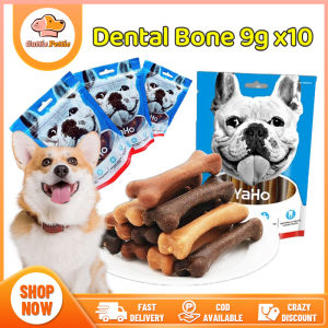 Dental Chew Bone Dog Treats Pet Snack Stick Oral Care Chew Toys For Dogs Mixed Flavours 9g x10