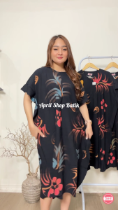 DASTER KALONG JUMBO TERBARU KEKINIAN MOTIF YURA DRESS MIDI WANITA CANTIK VIRAL DASTER LOWO BIGSIZE