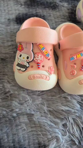 รองเท้าเด็กหัดเดินหัวโตสุดน่ารักลายมายเมย์โลดี้ มีรัดส้น 333-15