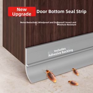 PH | Noise Reducing Windproof Waterproof Burglarproof Door Bottom Seal Strips Self-adhesive
