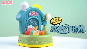 Mainan Edukasi Anak Bayi: Happy Hamster Hitting Mole & Palu Pukul Tikus Whack The Mole