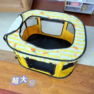 คอก/กรงสัตว์เลี้ยงพับได้ (มีหลายขนาด S-XL) สำหรับหมา แมว กระต่าย | กรงผ้าตาข่าย ระบายอากาศดี พกพาสะดวก