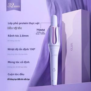 LENA | Dụng Cụ Uốn Tóc Tự Động Ion Âm Dài Lâu 32mm