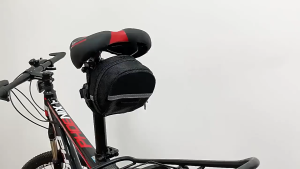 Quick Install MTB Road Bike Saddle Bag Double Zipper Waterproof Rear Seat Pouch Cycling Accessories