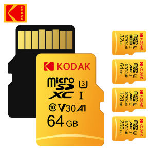 🎊【original+24h Ship+COD】FREE Shipping🎊 NEW KODAK Micro SD Memory Card 256GB 100MB/s Class10 U3 UHS-I 32GB 64GB 128GB TF SDCard 4K HD For USBCard Reader Adapter Microsd