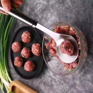 Alat Pembuat Bakso Stainless Bantu Cetak Bakwan & Cetakan Bakso Sendok