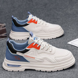 Fall Mens Shoes 2025 New Trendy Brand Versatile Leather Surface Casual Martin Boots Thick Bottom Heightening Middle School Students