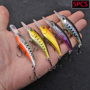 5pcs Crankbaits Fishing Lures Set Sinking Minnow Artificial Hard Bait Kit Wobblers For Pike Carp Trolling Swimbait Pesca Tackle