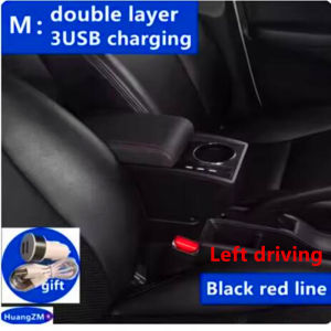 For Morris Garages MG3 Armrest box For MG MG 3 Car Armrest box Center Storage box cup holder Interior Retrofit Car Accessories
