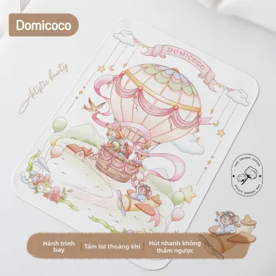 Domicoco | Đệm Thay Tã Bé Thoáng Khí Chống Thấm Cotton