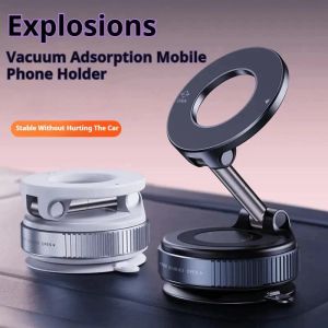 2025 New 360 Degree Foldable Rotation Strong Vacuum Adsorption Car Phone Holder Universal Mount for All Devices