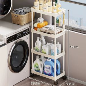 evesigar | Mobile Multi-layer Bathroom Shelf