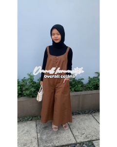 Gaudy - Jane Overall Jumpsuit Celana Palazo Jumbo Wanita Baju Kodok Perempuan Terbaru
