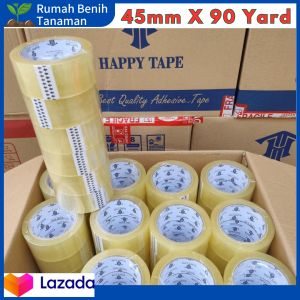 Lakban 45 mm x 90 yard ( isi 6 Pcs ) happy tape
