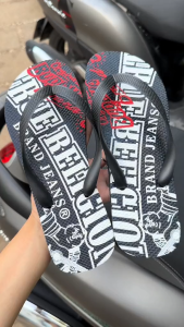 DÉP XỎ NGÓN NAM DÉP TÔNG LAPF DÉP KẸP CHẤT LIỆU CAO SU NẶNG TAY DẺO IN HỌA TIẾT ÔNG ĐỊA CÁ TÍNH NỔI BẬT