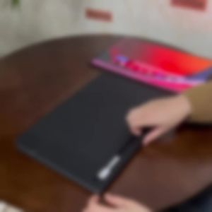 Bao Da Bàn Phím LFOIQN Slim Book Cover Dành Cho Samsung Galaxy Tab S10 S11 S9 S8 FE 12.4 11 S9+ S10+ Plus Có Kèm Bàn Phím