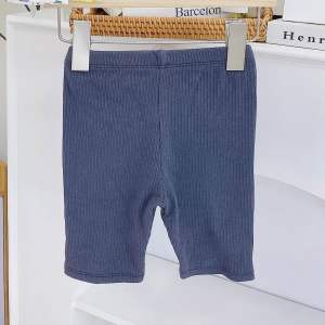 Quần legging lửng cotton tăm bé gái xuất Nhật in hoa