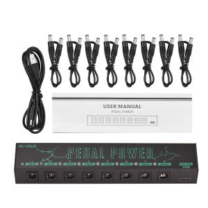 M-VAVE | M-VAVE Guitar Pedal Power Guitar Effect PEDAL POWER Power Supply 8 Isolated DC 9V 100mah or 300mah Output Electric Guitar Parts