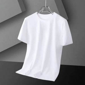 Paul Pure Cotton Summer Short Sleeve Polo Shirt Loose Fit Embroidered Mens T-Shirt Large Size Casual Basic Style for Youth