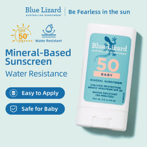BLUE LIZARD baby SPF50 Mineral Sunscreen Stick 0.5oz Fragrance-free Moisturizing Water Resistant Mild and Non-irritatingTravel Size