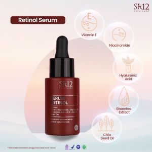 Retinol Serum SR12 Anti-Aging 20th untuk Malam Hari 20ml