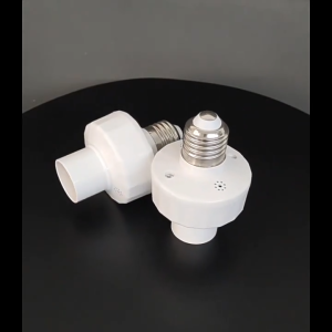 ขั้วหลอดไฟอัจฉริยะ 220V/AC E27 เซ็นเซอร์ตรวจจับการเคลื่อนไหว Infrared sensor ใช้งานในโรงรถ พร้อมส่ง L308