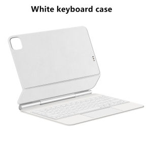 AJIUYU | Bao Da Bàn Phím Thông Minh Có Đèn Nền Hỗ Trợ Cắm Là Chạy Dành Cho iPad Air 11 Inch M3 2025 iPad Air 6 M2 2024 iPad Air 4 5 Pro 11 Inch Đa Điểm Cảm Ứng Chất Liệu PU
