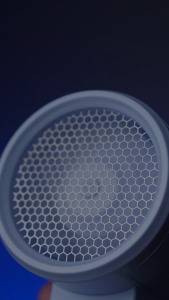 VISION RD18 Bladeless Turbo Wind Handheld Fan – High-Speed Turbine Motor 100 Adjustable Gears Wide Wind Coverage LED Digital Display Type-C Rechargeable Portable Fan for Outdoor Travel Office Sports Daily Use