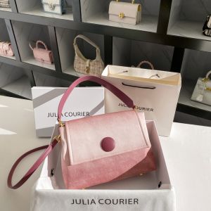 Trendy Commuter Womens Large Capacity Gradient Tote Bag Single Shoulder Crossbody Underarm Bag Soft Leather Magnetic Buckle