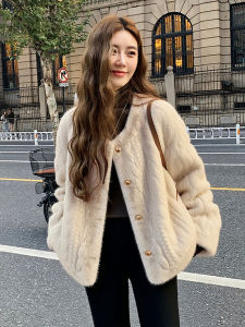 Popular Faux Fur Coat Womens Short Jacket