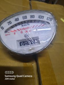 SPEEDOMETER KILOMETER VESPA SUPER HITAM KERANG HITAM
