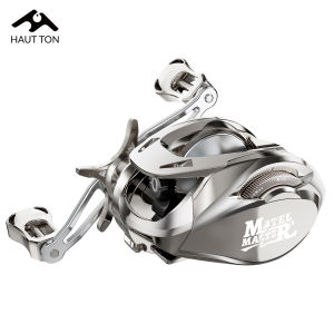 HAUT TON MATEL MASTER Baitcaster Reels6.2:1Gear Ratio5+1Ball bearing12Lb Max Drag System Perfect For Saltwater&Freshwater