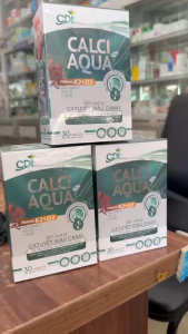 Viên uống CALCI AQUA PLUS giúp bổ sung canxi cho cơ thể hộp 30 viên.
