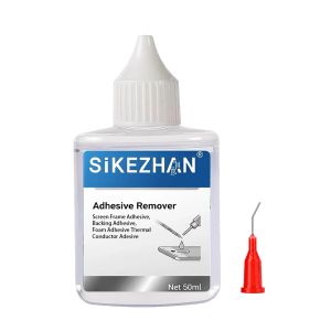SIKEZHAN Phone Screen Repair Tool Kit 50ml Adhesive Remover Precision Needle Cleaning Brushes Pry Tools and Rubber Bands