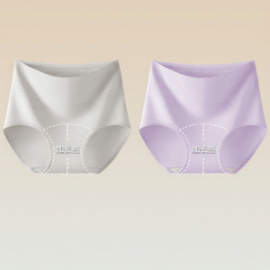 YUNASHA | High Waist Tummy Control Cotton Underwear Anti-Bacterial